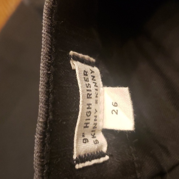 Madewell 9-Inch High Waist Skinny Jeans in Black Sea - Picture 10 of 10